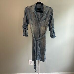Velvet Heart Denim Button Down Dress